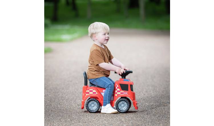 Evo 6V Kids Electric Car Ride On - Fire Engine