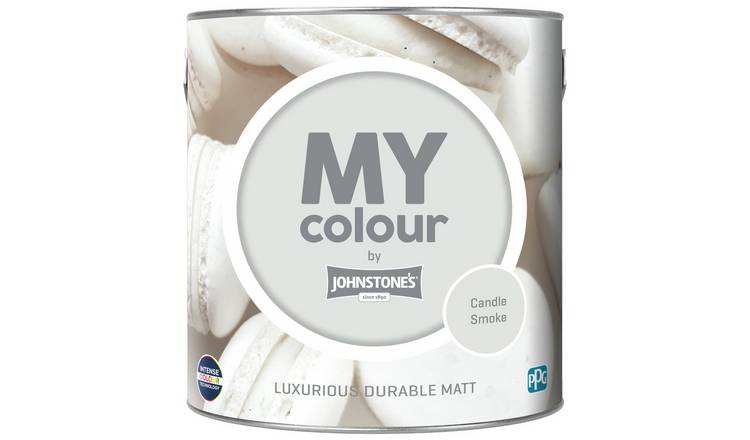 Johnstone My Colour Durable Matt Paint 2.5L - Candle Smoke