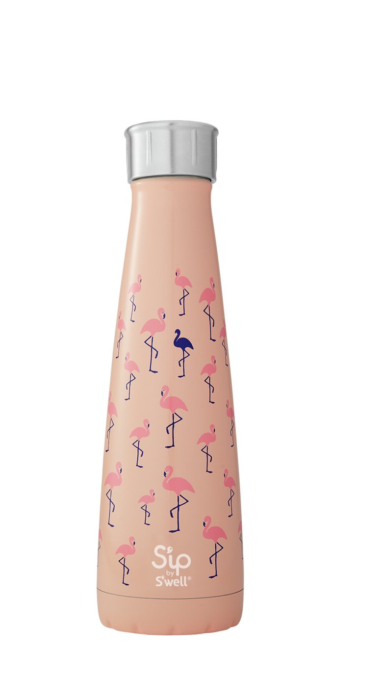 S'ip by S'well Pink Flamingo Bottle - 444ml