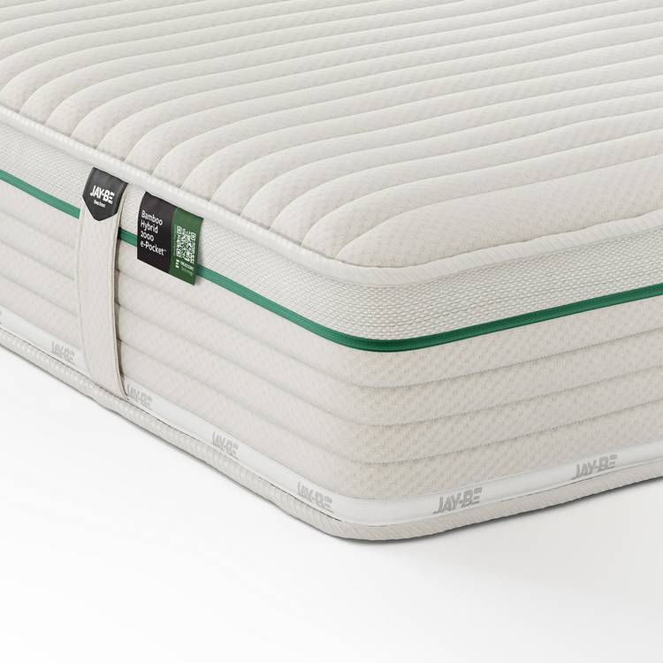 Jay-Be Natural Fresh Bamboo Hybrid 2000 Mattress - Single 0