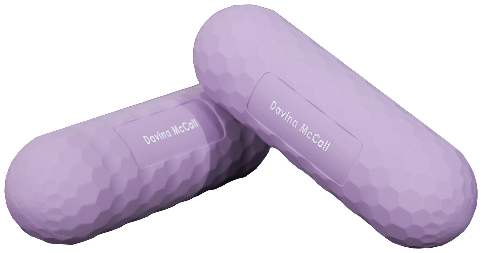 Davina McCall Fitness Soft Coated Hand Weights 2 x 1kg 