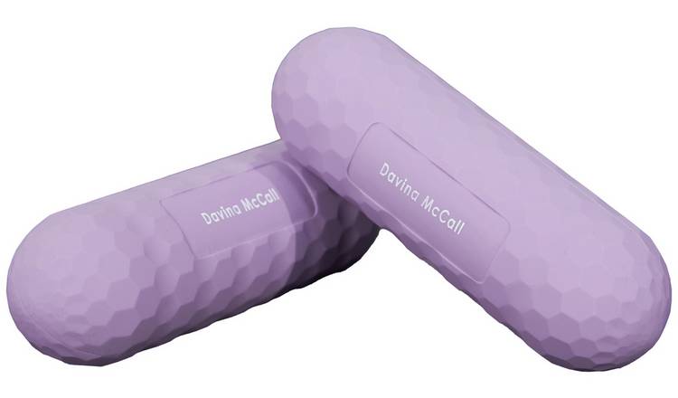 Buy Davina McCall Fitness Soft Coated Hand Weights 2 x 1kg Argos