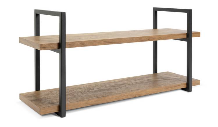 Argos wooden deals shelves