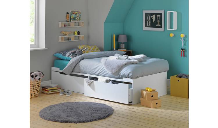 Habitat Lloyd Storage Cabin Bed Frame - White