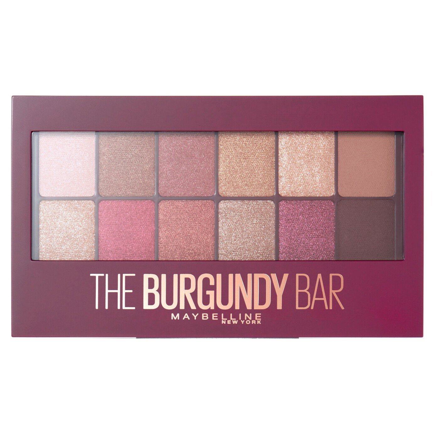 Maybelline Burgundy Eye Shadow Palette Review