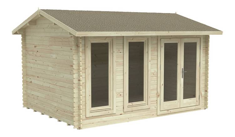 Forest Chiltern Log Cabin Apex Roof - 13 x 11ft