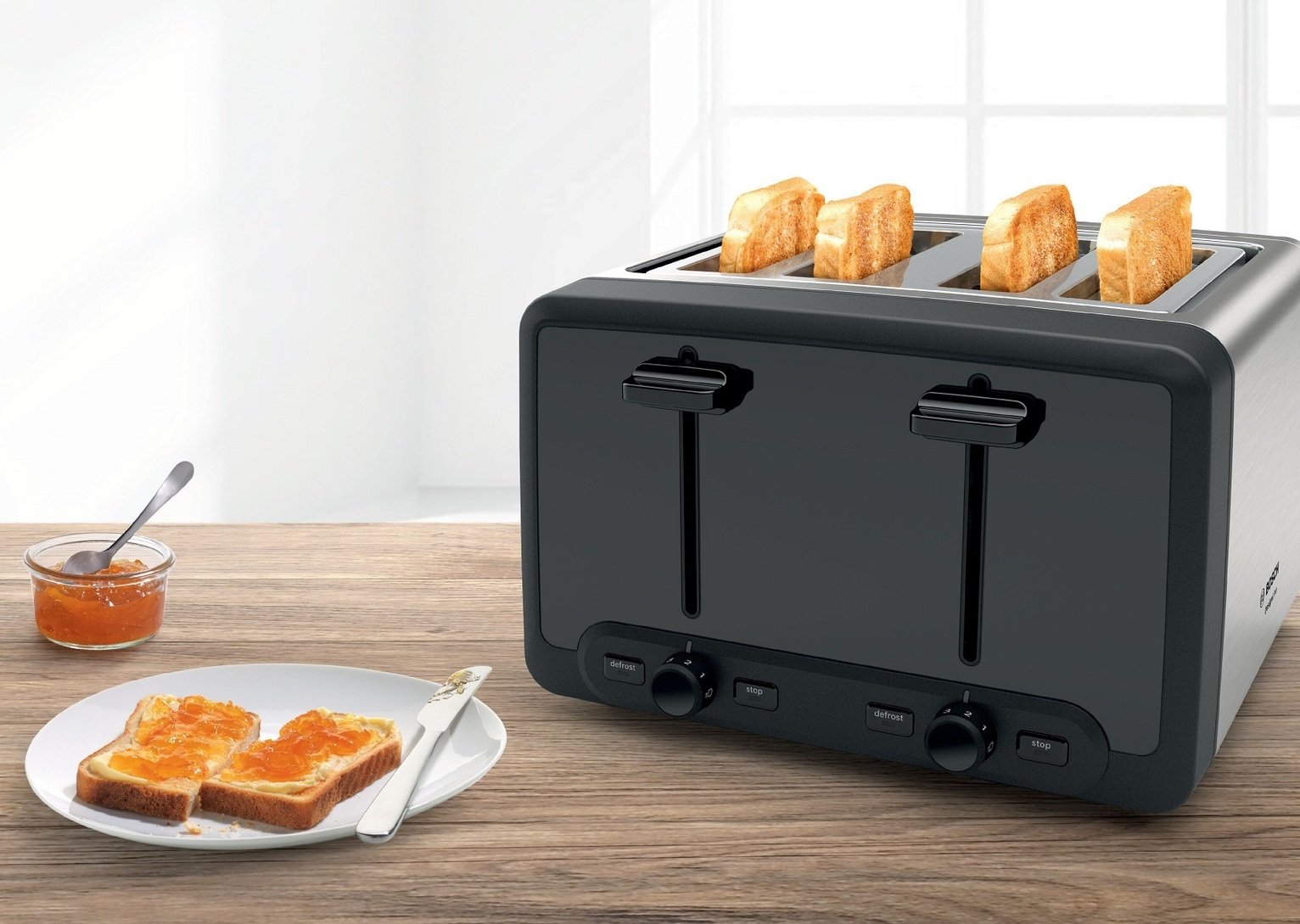 Bosch TAT4P440GB DesignLine 4 Slice Toaster Review