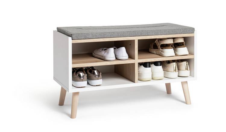 Buy Habitat Skandi Shoe Bench Shoe storage Argos