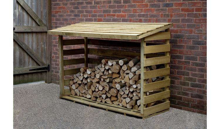 Forest Large Pent Log Store