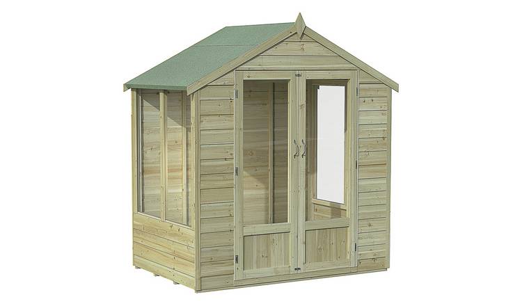 Forest Oakley Overlap Apex Summerhouse - 6 x 4ft