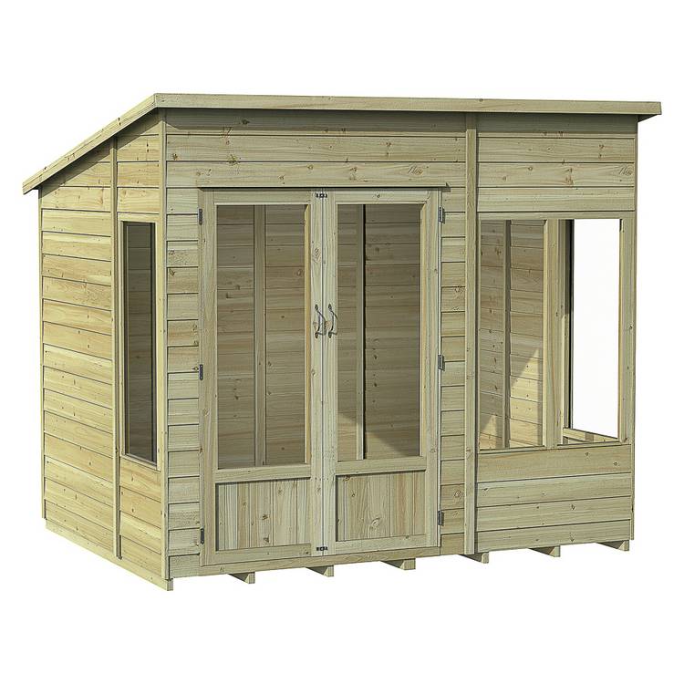 Forest Oakley Overlap Pent Summerhouse - 8 x 6ft 0