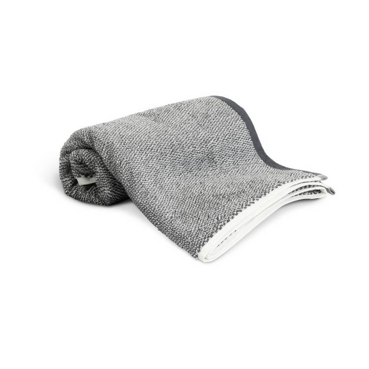 Habitat Marl Hand Towel - Black 0