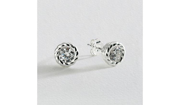 Argos diamond cluster on sale earrings