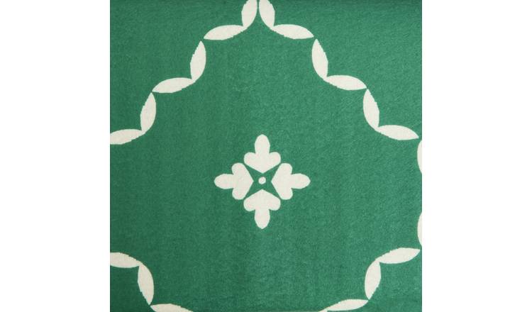 Buy Habitat Green Large Patterned Picnic Blanket Picnic blankets