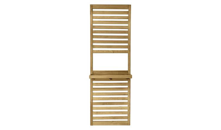 Forest Slatted Wall Planter 1 Shelf