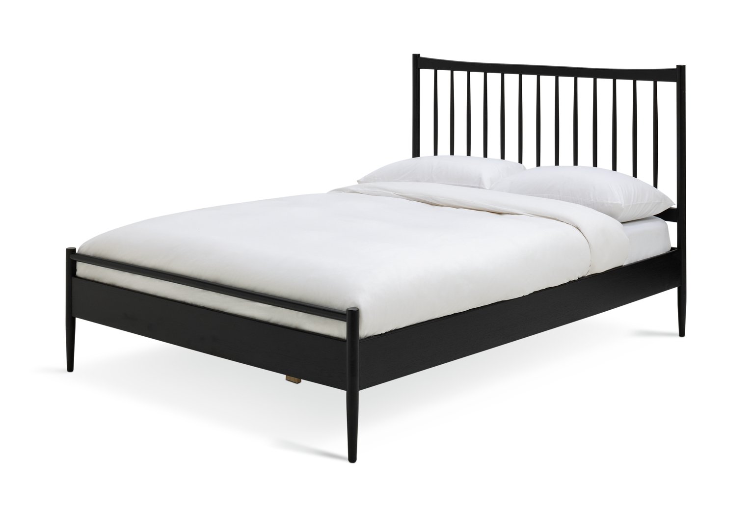 Habitat Chiltern Spindle Kingsize Wooden Bed Frame - Black