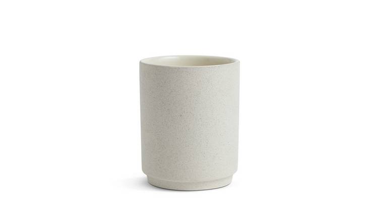 Habitat Sandstone Effect Ceramic Tumbler - Natural