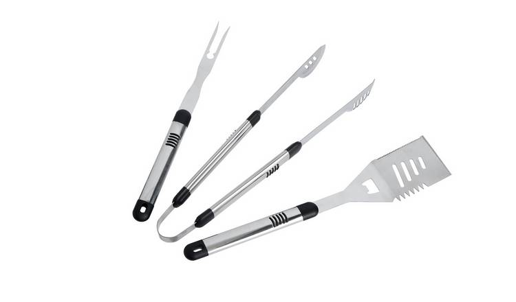 Argos Home HM 3 Piece Extra Long BBQ Tool Set