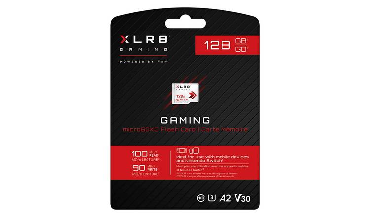 XLR8 Gaming Class 10 U3 V30 microSD Flash Memory Card