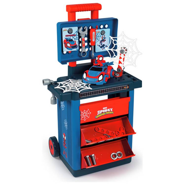 Smoby Spider-Man Workshop Cart 0