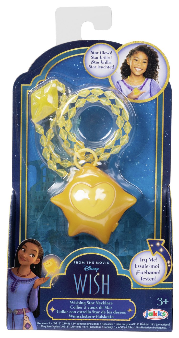 Disney Wish Upon a Star Feature Light Up Necklace