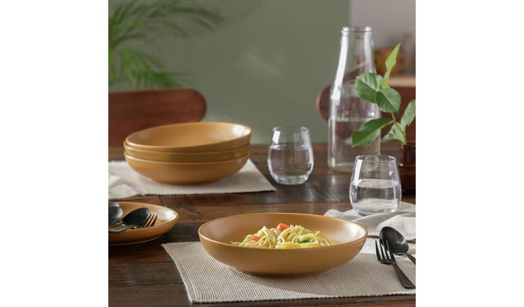 Buy Habitat Riko Large Porcelain Serving Bowl - White, Serving bowls and  platters