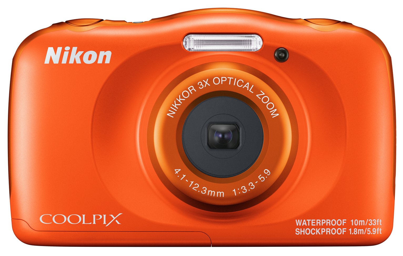 Nikon Coolpix W150 13.2MP 3 x Zoom Camera - Orange