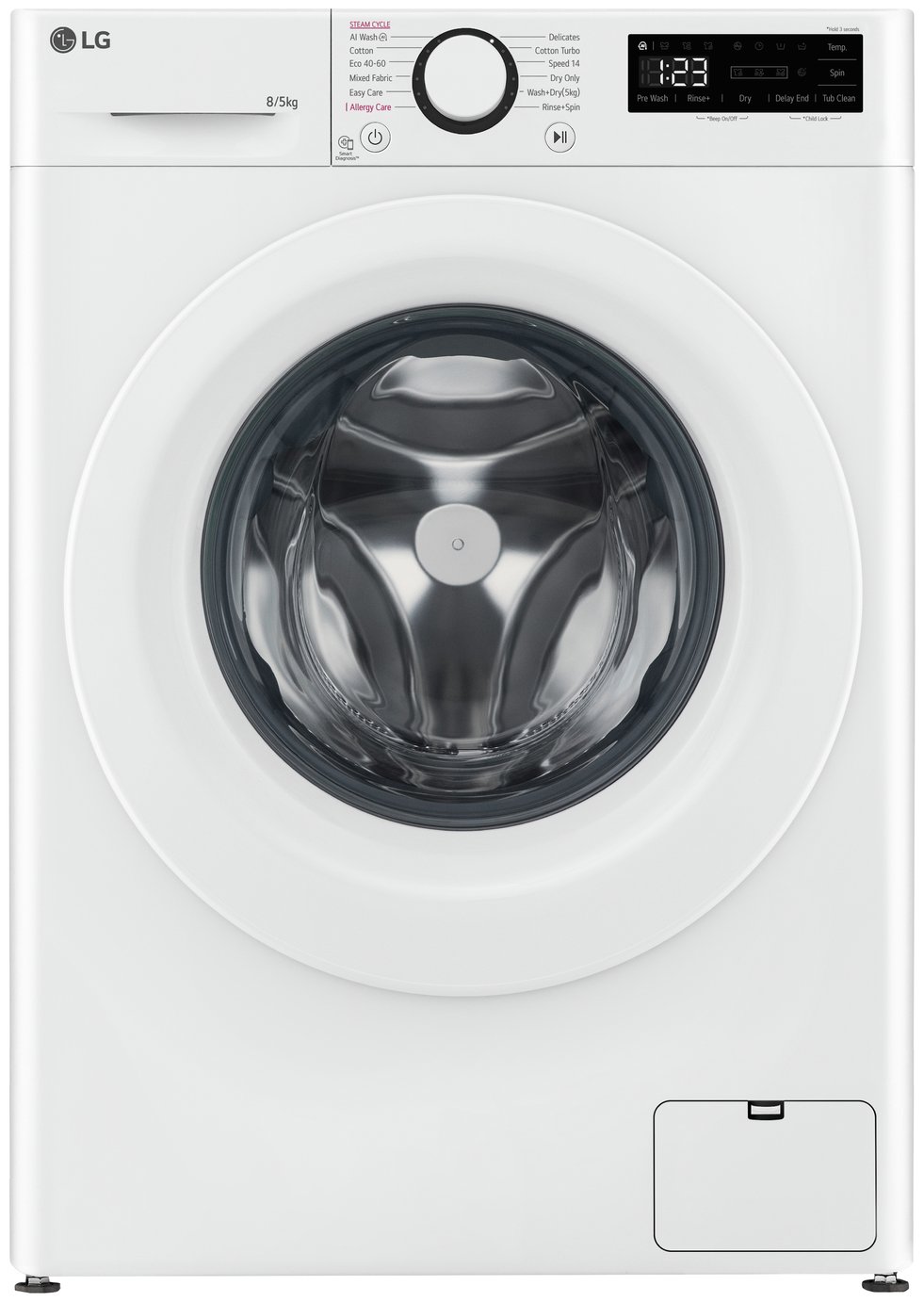LG FWY385WWLN1 8KG/5KG 1200 Spin Washer Dryer - White