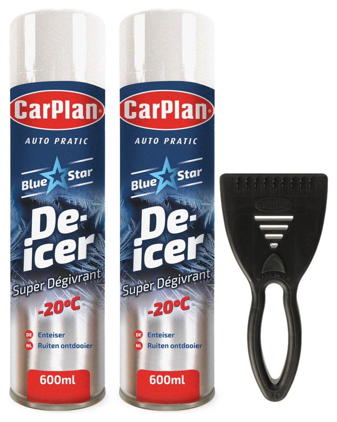 CarPlan Aerosol De-Icer Twin Pack