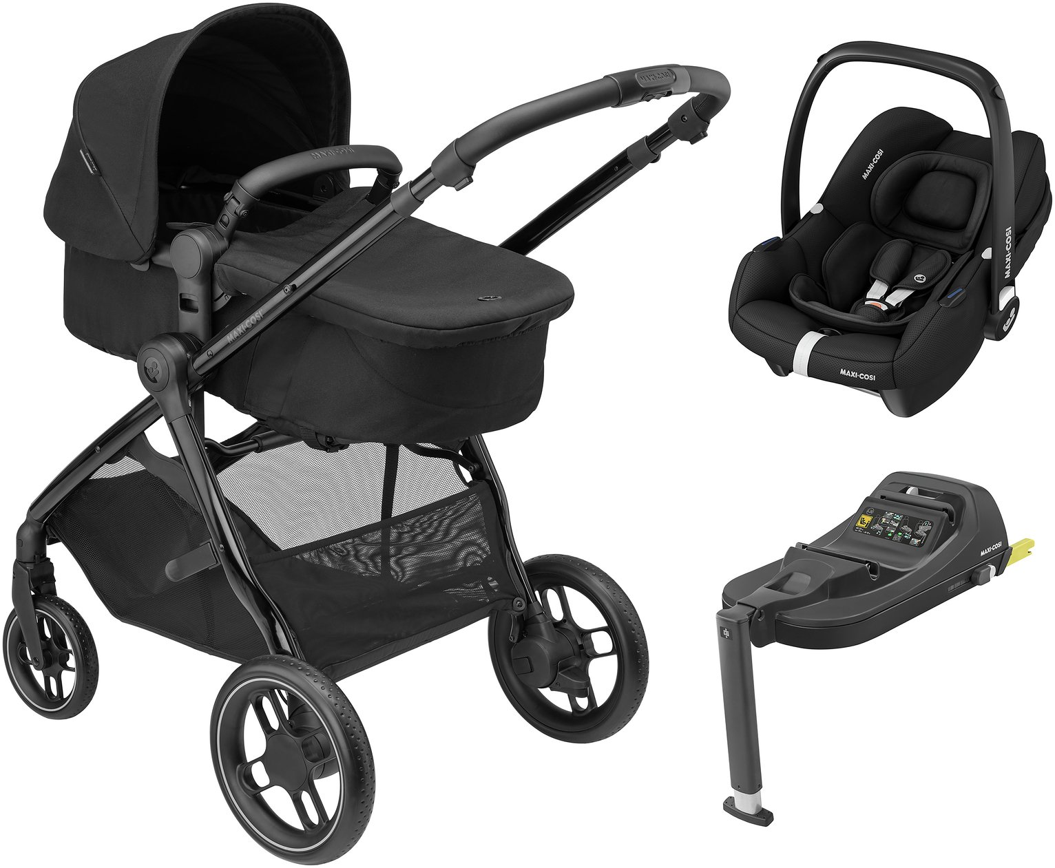 Maxi-Cosi Zelia 3 Luxe Black Travel System  