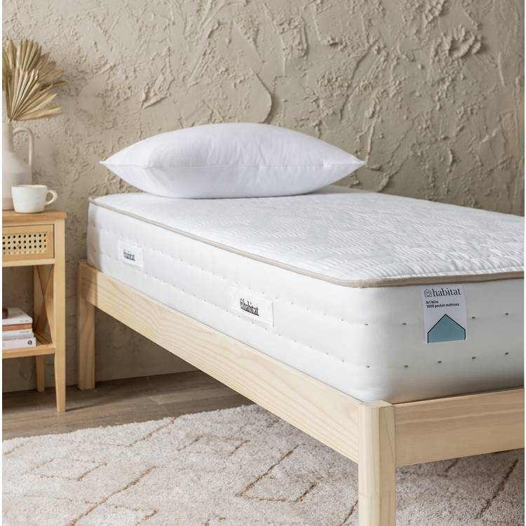 Habitat Ari Natural 1000 Pocket Bliss Mattress - Single 0