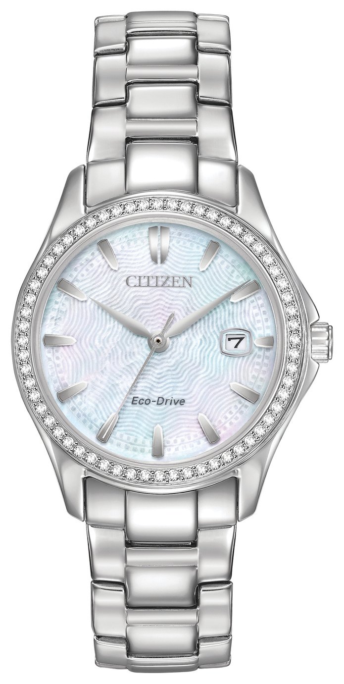 Citizen Ladies Eco-Drive Silhouette Crystal Bracelet Watch