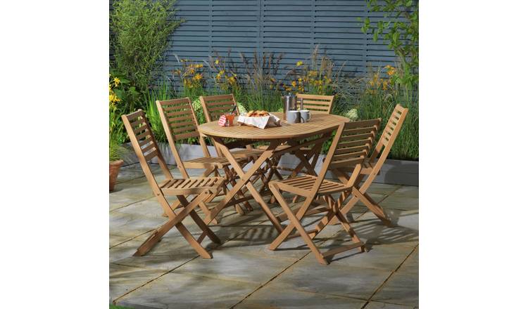 Argos wooden deck discount chairs