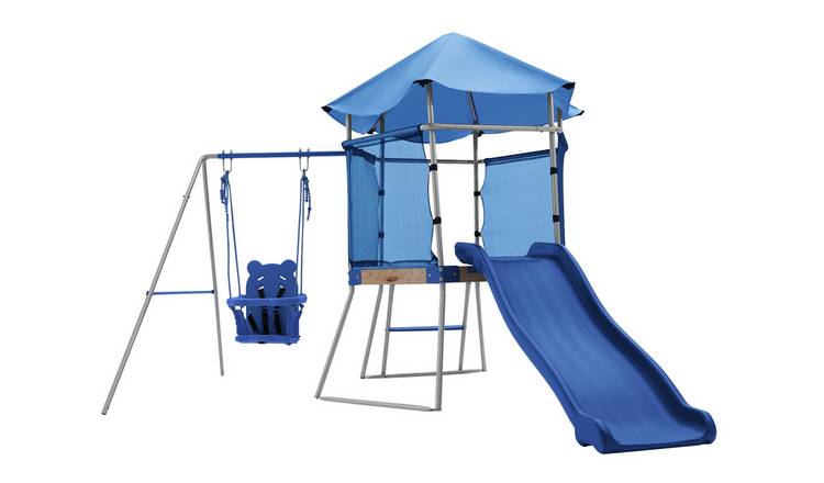 Swing slide hot sale climbing frame