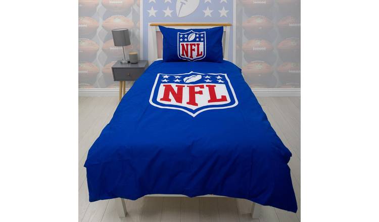 NFL Sports Blue Kids Bedding Set - Single