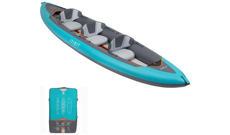 Decathlon X100 L 3 Person Inflatable Kayak