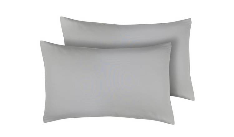 Silentnight Supersoft Standard Pillowcase Pair - Dove Grey