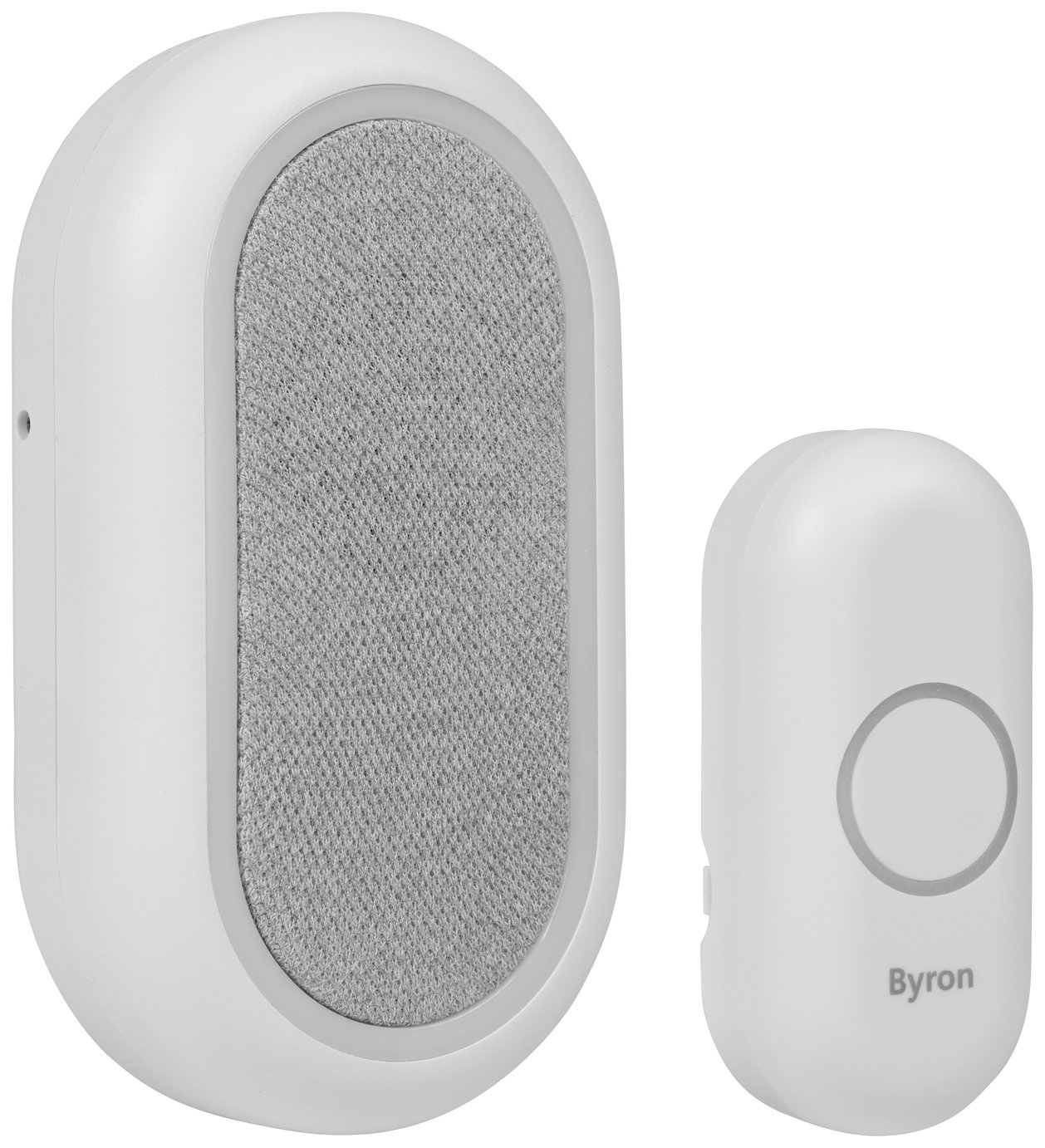 Byron DBY-23562BS 200m 90DB Plug-In Doorbell - Single, White