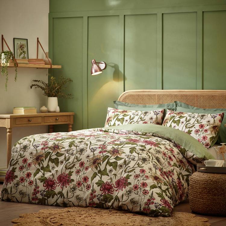 Wylder Wallflower Natural Bedding Set - Double 0