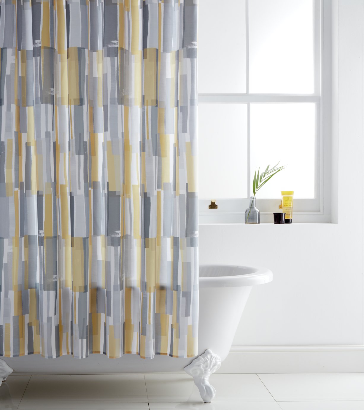 Argos Home Loft Anti Bacterial Shower Curtain -Multicoloured Review