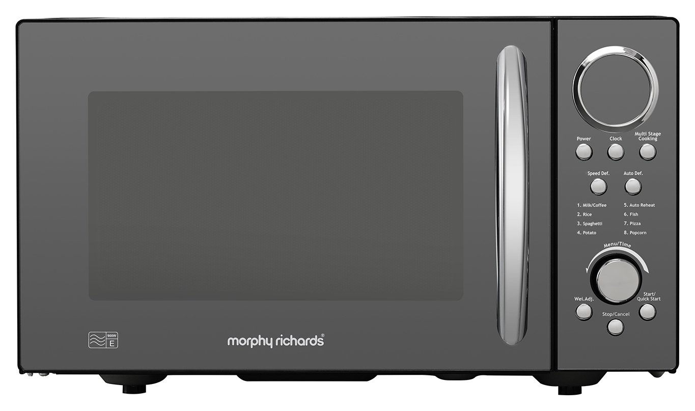 Morphy Richards 900W Standard Microwave - Black