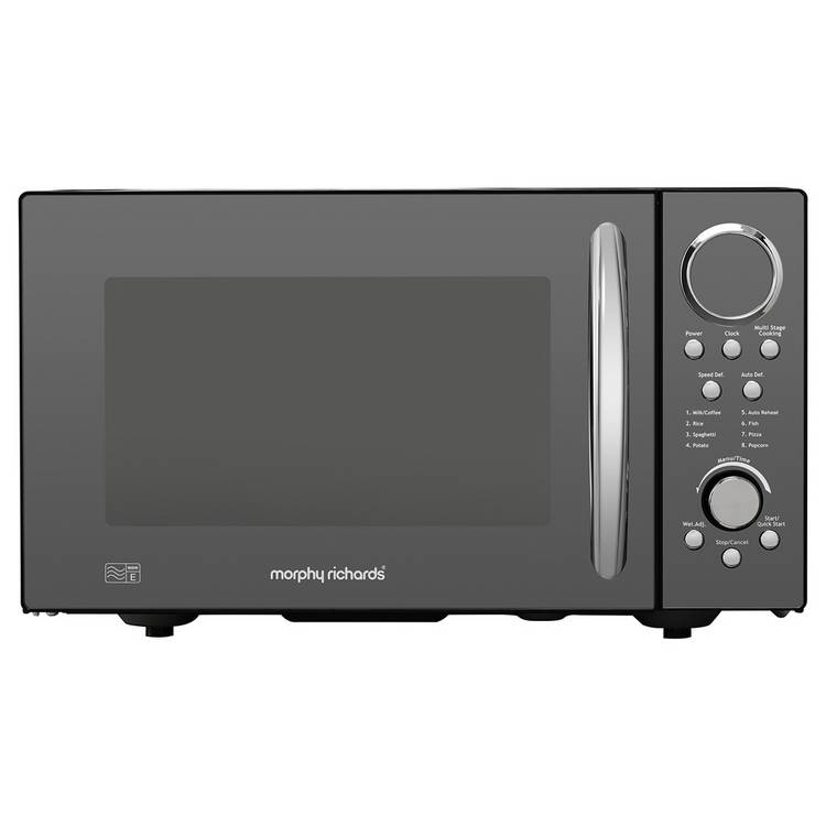 Morphy Richards 900W Standard Microwave - Black 0