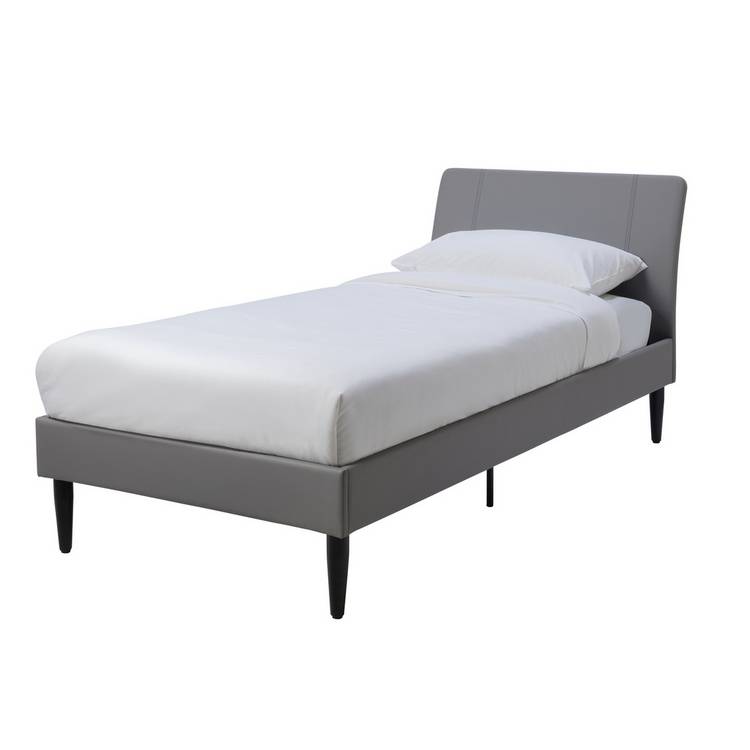 Argos Home Mondial Single Bed Frame - Grey 0
