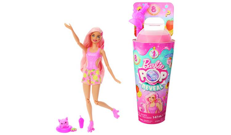 Buy Barbie Pop Reveal Strawberry Lemonade Scented Doll Dolls