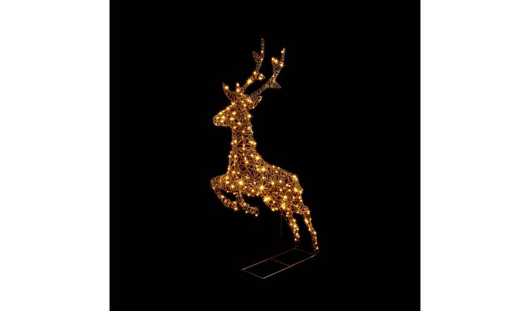 Premier Decorations Christmas Prancing Stag Decoration