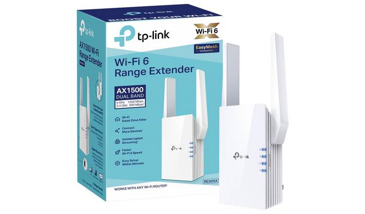 TP-Link AX1500 Dual Band Wi-Fi 6 Range Extender