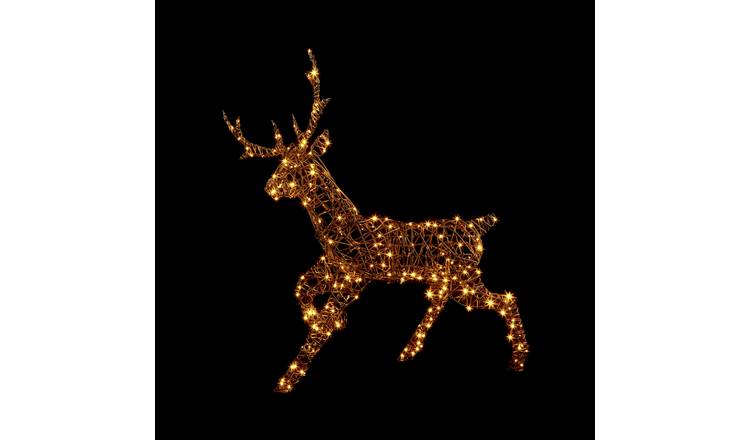 Premier Decorations Prelit Christmas Stag Decoration