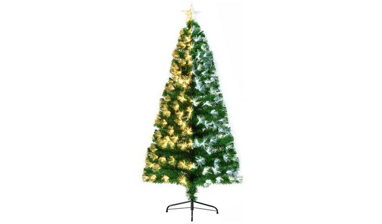 Premier Decorations 4ft Fibre Optic Starburst Christmas Tree