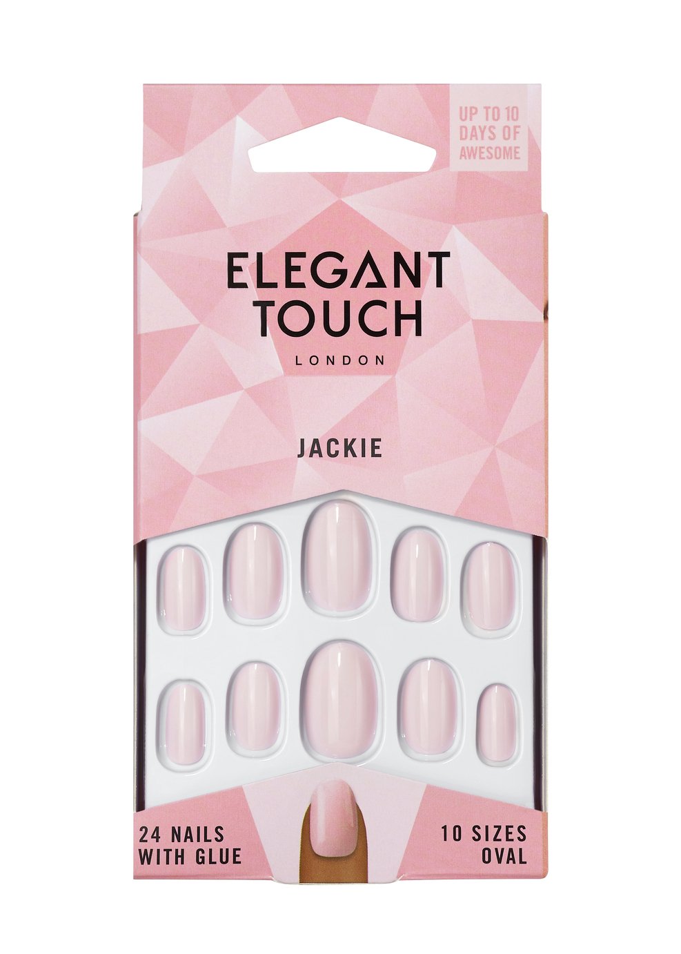 Elegant Touch Polish Nails - Jackie