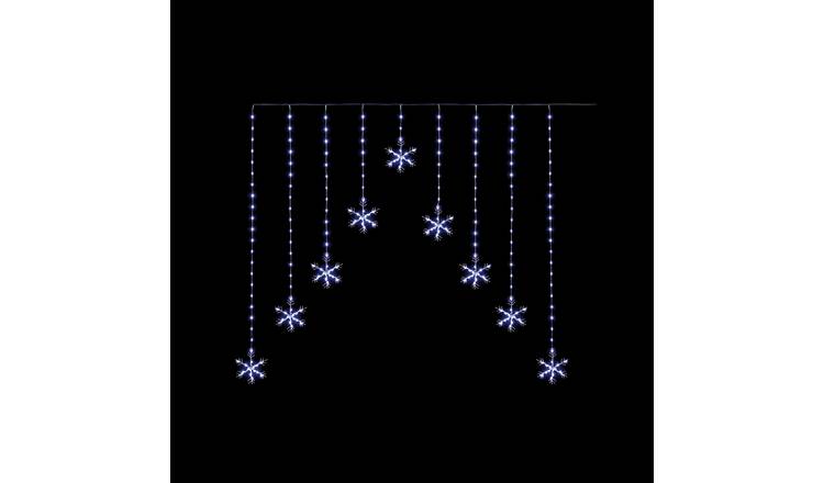 Premier Decorations White Snowflake Christmas Window Lights